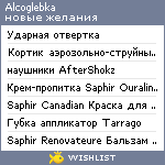 My Wishlist - alcoglebka