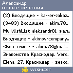 My Wishlist - aleksandr01
