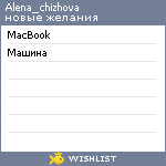 My Wishlist - alena_chizhova