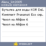 My Wishlist - alena_kit2005