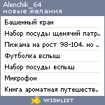 My Wishlist - alenchik_64