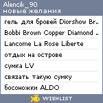 My Wishlist - alencik_90