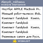 My Wishlist - alenysh_mikheeva