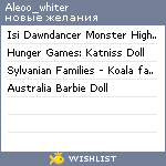 My Wishlist - aleoo_whiter