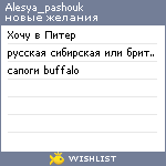 My Wishlist - alesya_pashouk