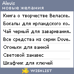 My Wishlist - alevis