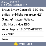 My Wishlist - alex_shitoff