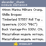 My Wishlist - alexander_shanin