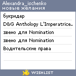 My Wishlist - alexandra_ischenko