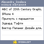 My Wishlist - alexandra_kiseleva