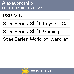 My Wishlist - alexeybrozhko