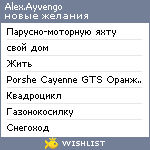 My Wishlist - alexiwengo