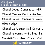 My Wishlist - alexpiglet