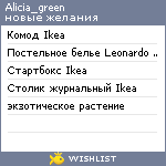 My Wishlist - alicia_green