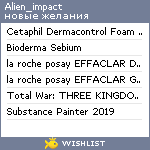 My Wishlist - alien_impact