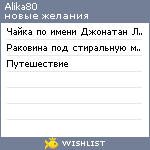 My Wishlist - alika80