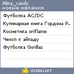 My Wishlist - alina_candy