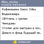 My Wishlist - alina_nicolay