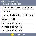 My Wishlist - alisa_smarttrip