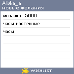 My Wishlist - alivka_a