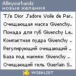 My Wishlist - allinyourhands