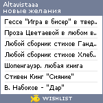 My Wishlist - altavistaaa