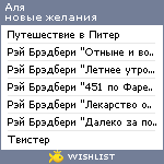 My Wishlist - alundelb