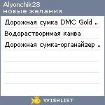 My Wishlist - alyonchik28