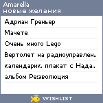 My Wishlist - amarella