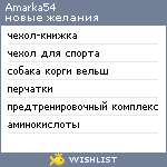 My Wishlist - amarka54