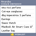 My Wishlist - amarulea