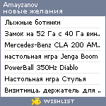 My Wishlist - amayzanov