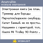 My Wishlist - ametrukhin