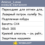 My Wishlist - amicus_lunae