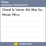 My Wishlist - amirtu