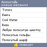 My Wishlist - ammortalle