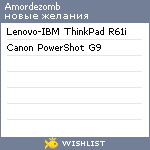 My Wishlist - amordezomb