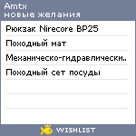 My Wishlist - amtx