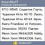 My Wishlist - amurchikoff