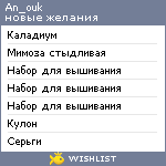My Wishlist - an_ouk