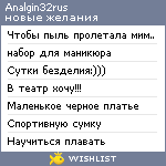 My Wishlist - analgin32rus