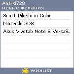 My Wishlist - anarki728