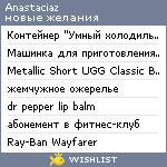 My Wishlist - anastaciaz