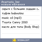 My Wishlist - anastasia_bez