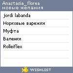 My Wishlist - anastasia_florea