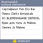 My Wishlist - anastasiakol