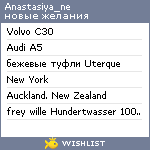 My Wishlist - anastasiya_ne