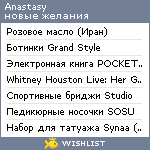 My Wishlist - anastasy_sk