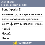 My Wishlist - anastazzzi