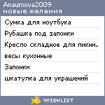 My Wishlist - anaumova2009